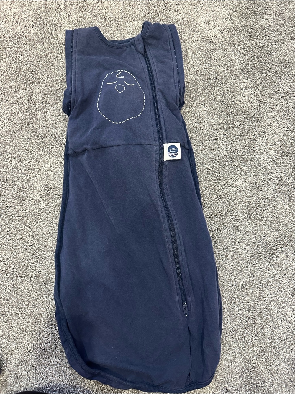 Nested Bean Navy Sleeveless Sleep Sack